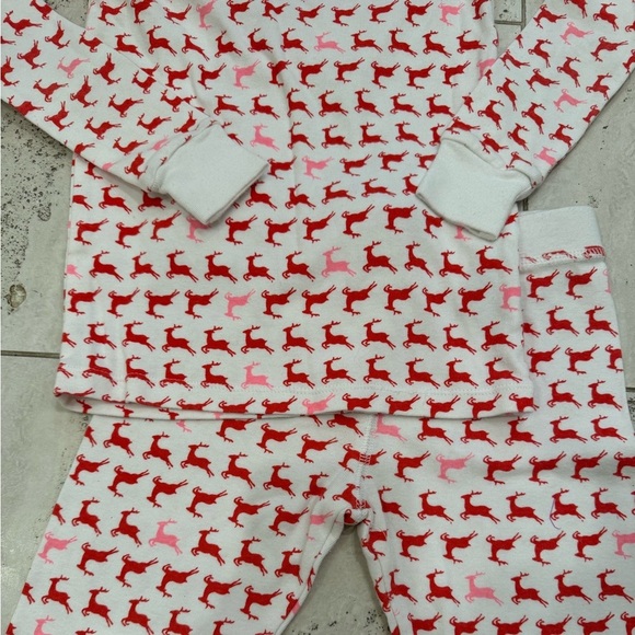 Crew Cuts Sleepwear Pajamas Reindeer Holiday Winter Christmas - Picture 3 of 8